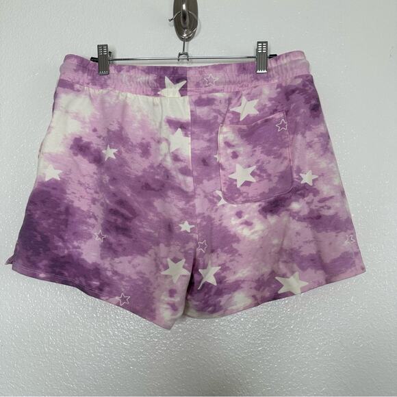 Wildfox Purple Star Tiedye Lounge Short Set Medium - Picture 5 of 8